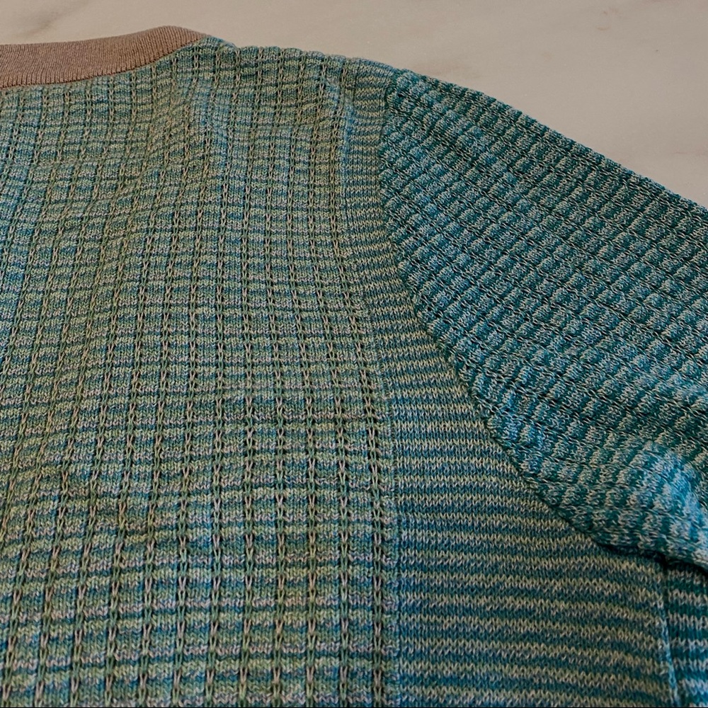 Marcbymarcjacobs Silk Blend,Multi-Pattern Aqua Kn… - image 5